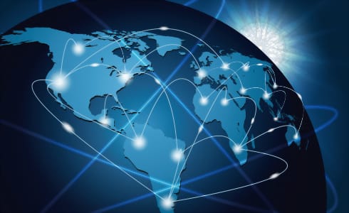 Sales all over five continents